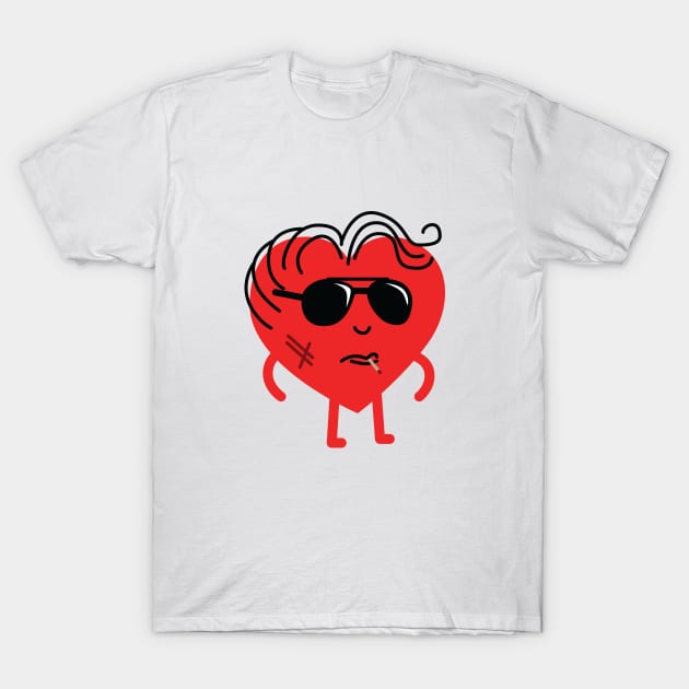 Tough Heart T-Shirt by Sachpica